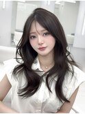 韓国スタイル/ナチュラルくびれヘア_くびれ巻き_レイヤーカット
