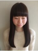 ツヤツヤなめらかストレートロング♪ 【担当 中野千帆】