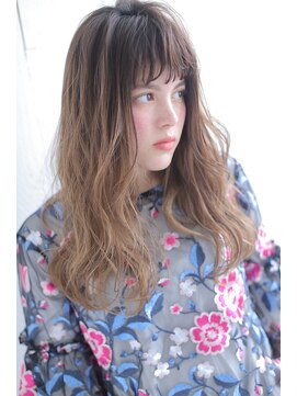 ジーナ 福岡天神(Zina) ☆Zina☆くしゃバング×無造作ウェーブ２