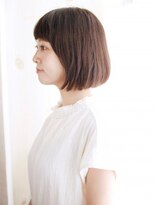 ヘアメイク ナル(hair make nalu) ショートバングのうるツヤボブ