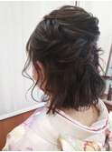 【AMAZING HAIR千歳店/村山】着物に似合うボブアレンジ