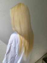 ノラ シンディ(NORA CYNDY)&nbsp;ホワイトブロンド/抜きっぱなし/ケアブリーチ