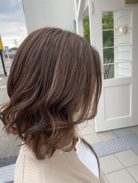 アプシー 三木店(Apsee) ハイライト×ベージュ×カット