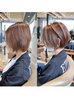 バンプ ギンザ(BUMP GINZA)&nbsp;《30代40代》白髪ぼかしハイライト×前下がりボブ【イケダ】