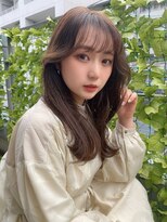 大人可愛いフェザーバングくびれヘア