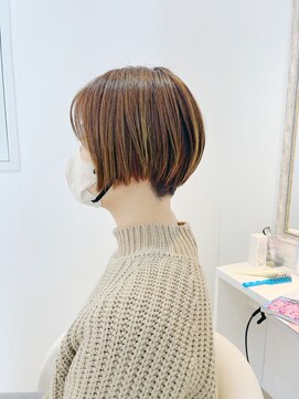 イマジナシオン(Imagination+) 【ショート専門イマジナシオン】隠れ刈り上げ前下がりショート