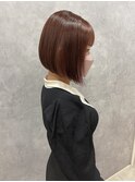 切りっぱなしボブ