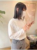 黒髪×ミディアム
