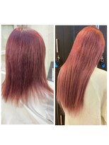 ティエル(Tiele)&nbsp;ピンクxシールエクステ70本