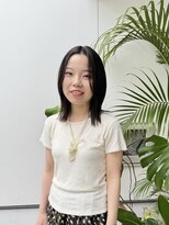 ロカ 表参道(loka)&nbsp;オリーブベージュ/くびれヘア[表参道/ブリーチ/ハイライト]Mai