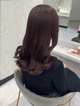 ジーナ 名駅(XENA.) 《karen》ピンクブラウン/暖色/艶カラー/透明感カラー/ピンク