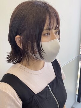 ゴウトゥデイシェアサロン 町田店(GO TODAY SHAiRE SALON) ボブウルフ×ピンクブラウン
