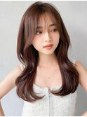 美髪イメチェンくせ毛風カール似合わせカット前髪ワンカール