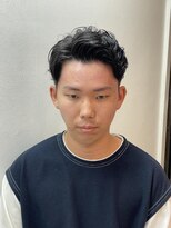 ウェーブパーマフェードスタイル