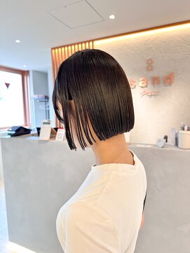 サンド 名古屋(sand) ボブカット/レイヤーカット/髪質改善/ウェットヘア/