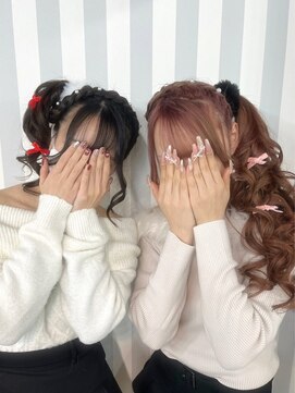 ゴート アミティ(G.O.A.T AMITY) ガーリースタイル/心斎橋/ヘアメ/セットサロン