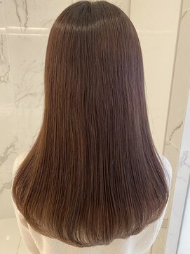 アヴァンスクロス あべのルシアス店(AVANCE.CROSS) 艶髪×ピンクベージュ