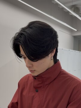 ササ 京都河原町店(33 SASA) ニュアンスパーマ/センターパートウルフ　京都四条河原町