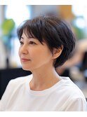 大人ショートレイヤー40代【松戸#五香#白髪染め#カラー専門店】