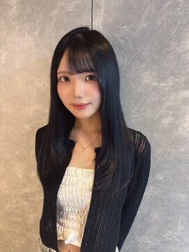 ガルボヘアー 心斎橋店(garbohair) 黒髪ロングにローレイヤーで大人かわいいスタイル