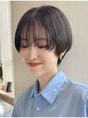 大人マッシュショート/丸みショート/イメチェン/20代30代