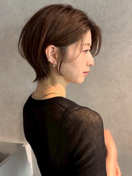 アスター 天神大名店(Aster) オリーブグレー/ショート/前髪/レイヤー/髪質改善/縮毛矯正/天神