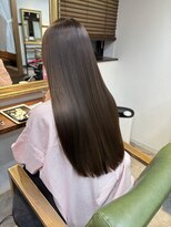 ネウィサリュー 立川(newi saLyu)&nbsp;髪質改善透明感カラー顔まわりレイヤーカット韓国20代30代40代