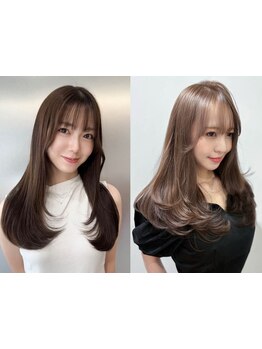 『三宮駅3分◇』巻き髪でもストレートでも『似合う』は顔周りのカットで♪［髪質改善/縮毛矯正専門サロン］