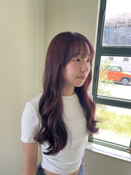 エクファ ヘア シェリル 草津 南草津店(ex-fa hair cherir) 黒髪カタログ/クラゲヘアー/オリーブグレー/南草津