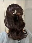 ヘアセット/ヘアアレンジ/結婚式お呼ばれヘア
