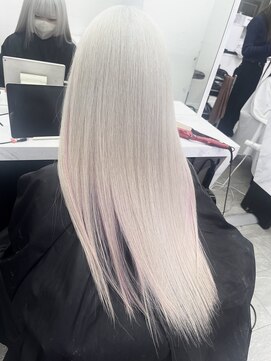 グロウ 渋谷(grow) ホワイトベージュ　インナーペールピンク