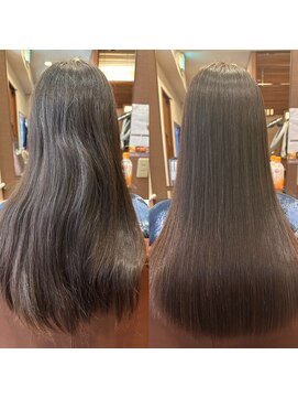 ハルール(Haru-Ru) キレイ髪ストレート　プレミアム補修　カット