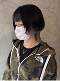ウルフカット×インナーカラー