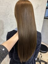 ヘアーサロンウル(hair salon ulu)&nbsp;ブリーチなしオリーブベージュ
