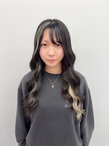 ロサ ファイブヘアー(Rosa..5Hair)&nbsp;プルシールで表面カラーインナーカラー