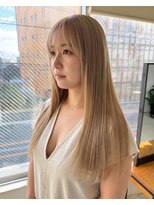 零秒女髪 千里丘店&nbsp;上品で透け感ある髪質改善艶ロングヘア艶髪美髪髪質改善カラー