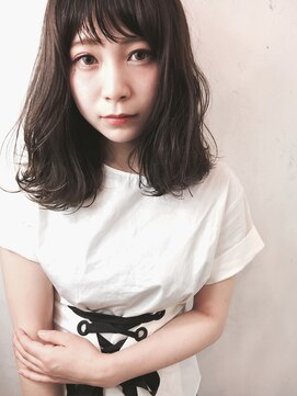 アンリ(Anli) グレージュ×チュールバング