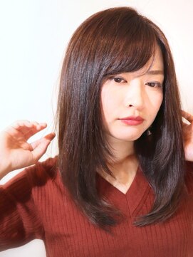 ヘアーサロン ニュアンス(HAIR SALON nuance) 艶髪　セミロング　ミディアム　大人髪