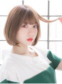 ふわさらまとまるショートボブ☆relian青山