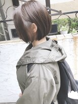 ナナカバイミーツハンド(nana.ca by meetsHAND)&nbsp;イヤリングカラー × アッシュグレージュ