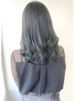 ネイヴィル オモテサンドウ(navile omotesando) ☆赤みゼロブリーチなしオリーブグレージュロング☆20代30代40代