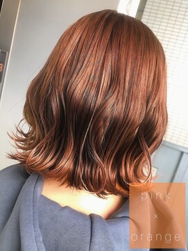 エクラート リラ 立川店(ECLART lilas.) ピンク×オレンジカラー