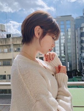 ロンド ストラーダ 心斎橋(Lond strada) ショート×ハイライト白髪ぼかし×シルキーベージュ[心斎橋]