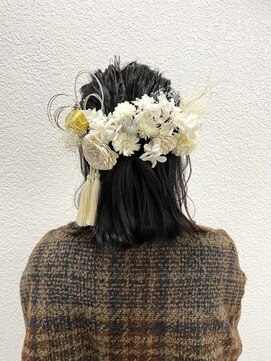 ネオリーブカップ 町田店(Neolive capu) ハーフアップ成人式前撮り