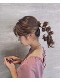 ひもポニアレンジ