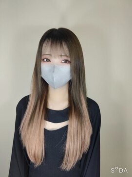 ウィット アンド ラファム Wit &La Famme ピンクベージュのエクステが可愛い