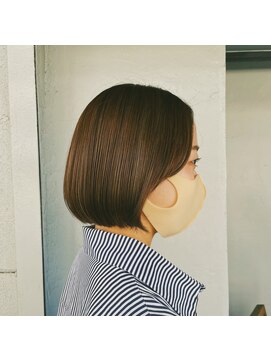 ヘアーサロン セプト(Hair Salon Sept) ミニボブ×ハイライトカラー