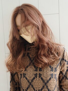 アルバム 渋谷パルコ(ALBUM) ピンクベージュ_グレージュカラーボブウルフ_ba376781