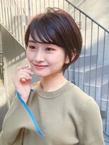 大人可愛いショートボブ/20代30代40代/小顔ショート/表参道
