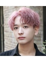 オーシャントーキョー 心斎橋(OCEAN TOKYO WEST)&nbsp;メンズハイトーンダブルカラーセンターパートスパイラル